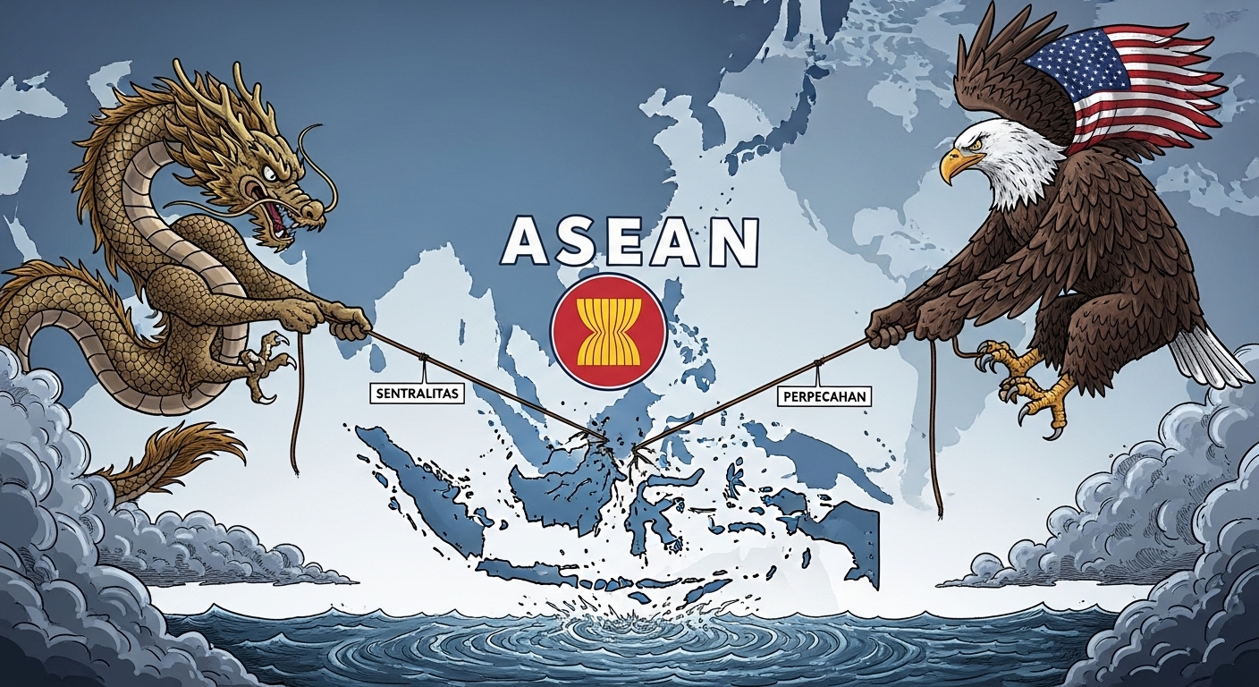 ASEAN di Tengah Rivalitas China-Amerika: Sentralitas atau Perpecahan?